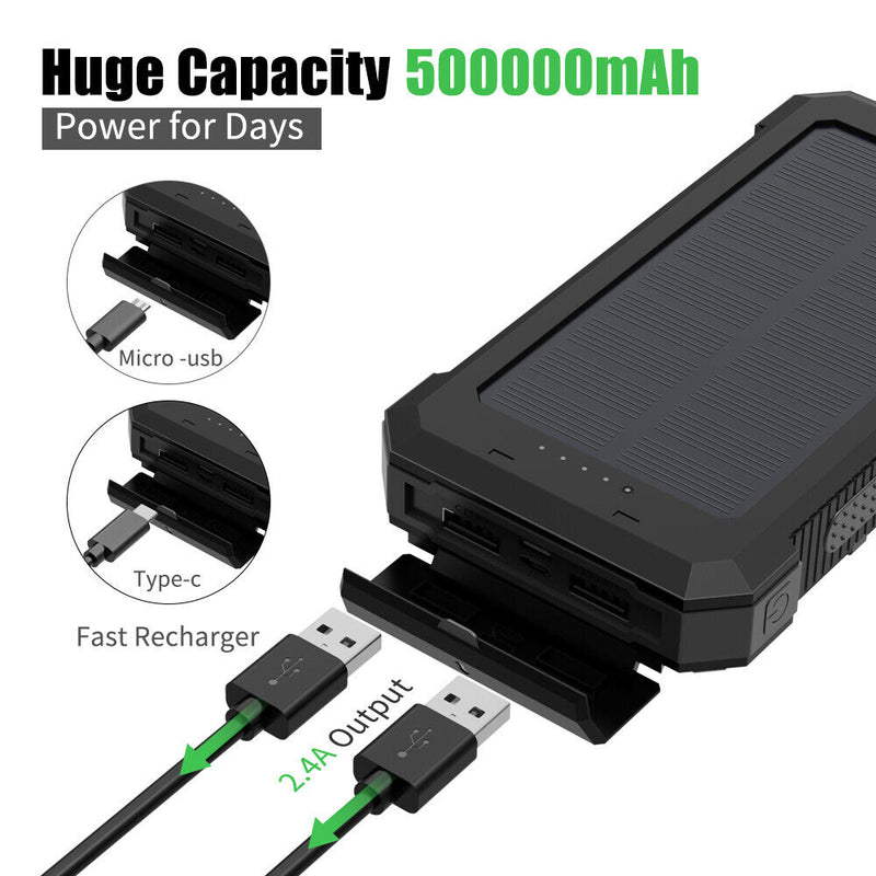 Solar Power Bank (50,000mAh) - ECO Friendly – The Aussieologist Marketplace
