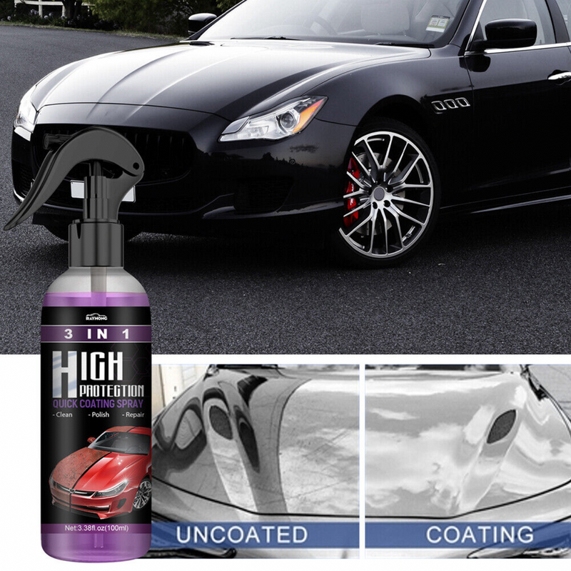3 in 1 High Protection Quick Car Coating Spray Set Keramik